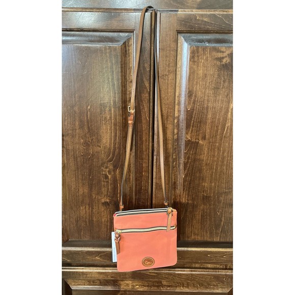 Dooney And Bourke Nylon Double Zip Crossbody Bag with tags - Picture 1 of 15